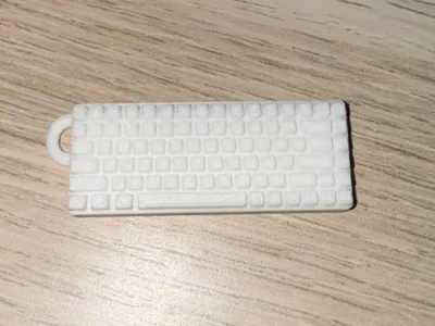 75% keyboard keychain