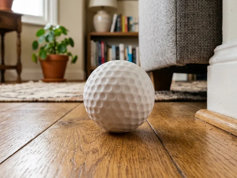 Golf Ball in Real Dimensions