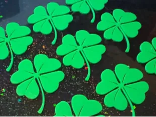four-leaf clover giveaway or decoration