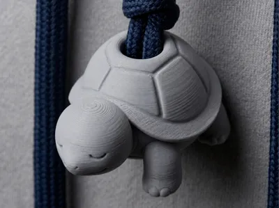 Tortoise Drawstring Bead