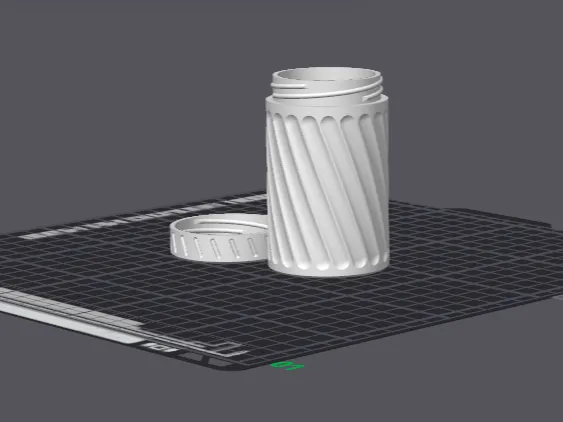 Triple-Start Container