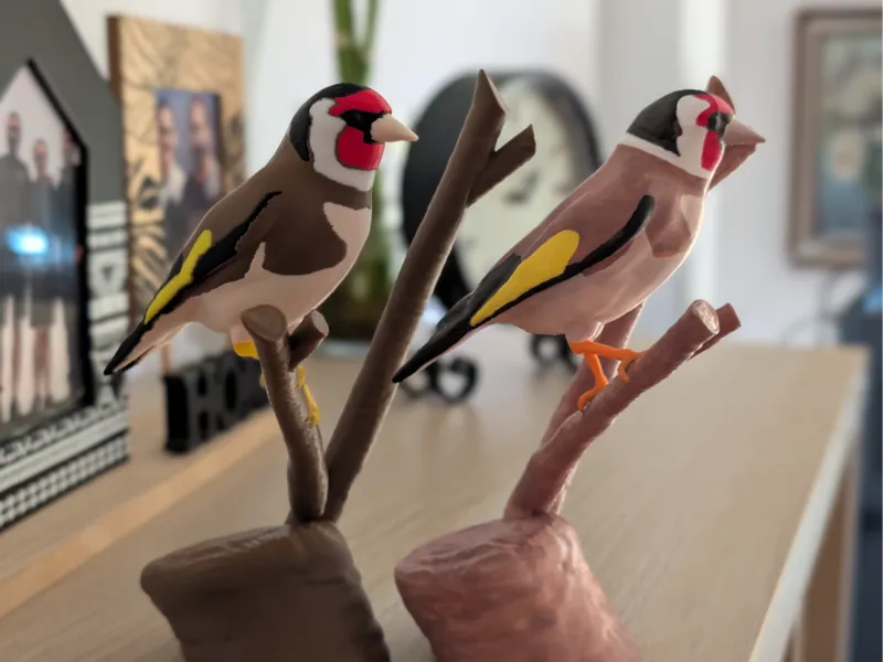 European goldfinch decor