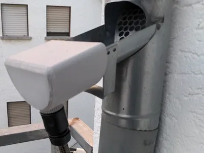 Rain pipe to Gardena adapter