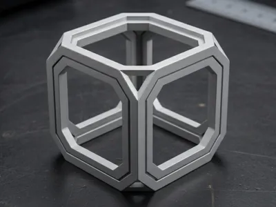 WLED 8x8 64.1mm Size 3D-360 Cube Design 4mmNozzle