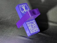 Leonardo's Puzzle with QR Code for the Solution Video