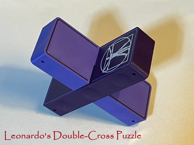 Leonardo's Double-Cross Puzzle