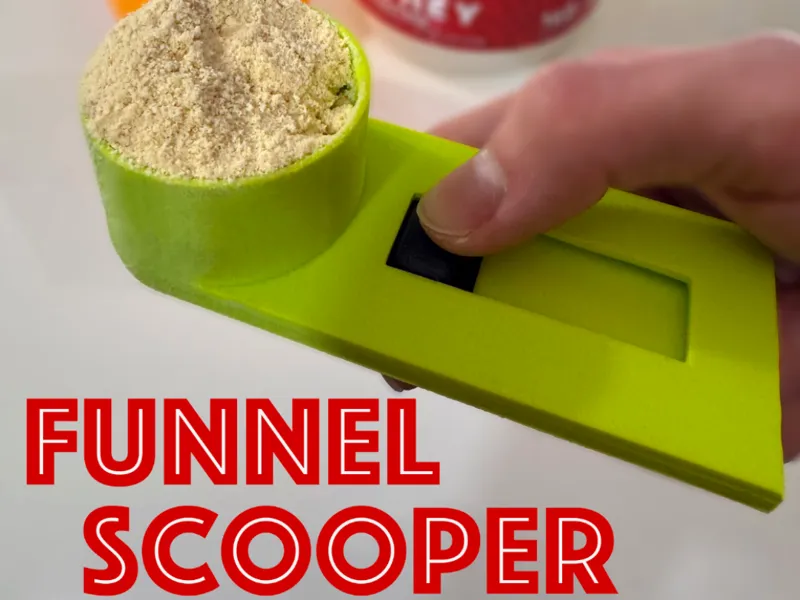 Funnel Scooper for Workout Powder