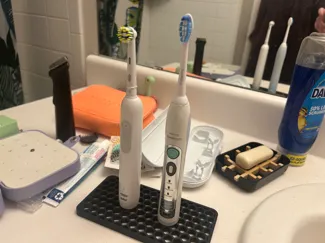 OralB and Phillips SoniCare toothbrush