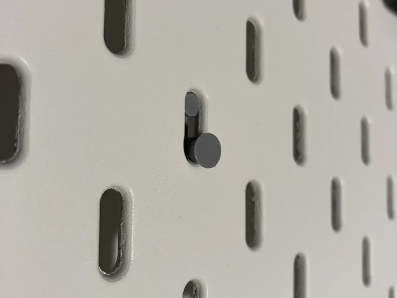 Ikea Skadis screw head mount hook adapter knob