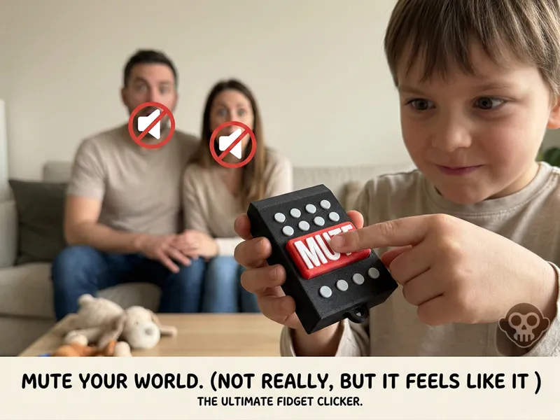 The Parent Muter - MX Switch Fidget Clicker