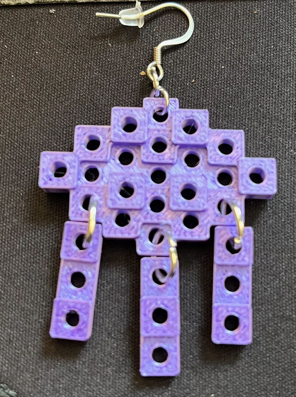 Abstract Earrings / Necklace: Cube Designs view 3
