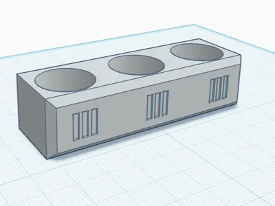 Skadis triple pen holder.