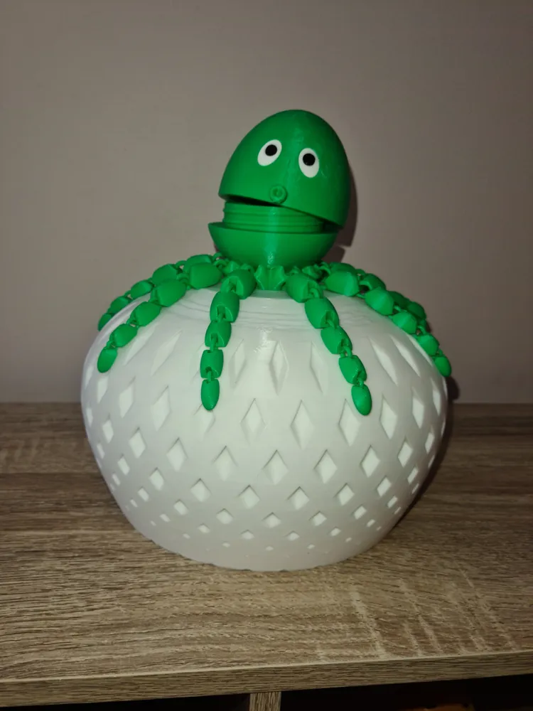 Articulated Octopus container - Free 3D Print Model - MakerWorld