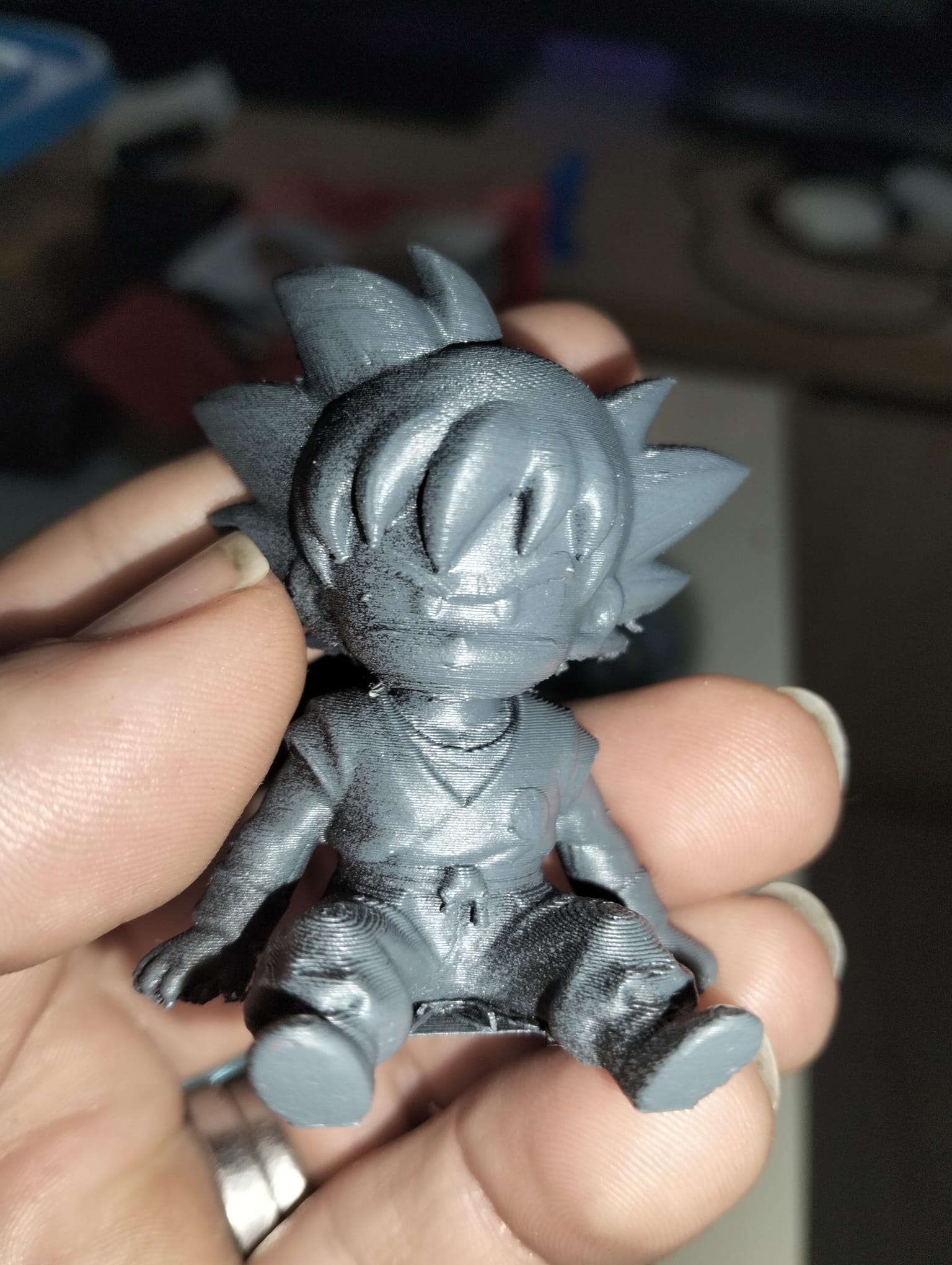 Miniatura 1 do modelo 3D DRAGON BALL SENTADITOS