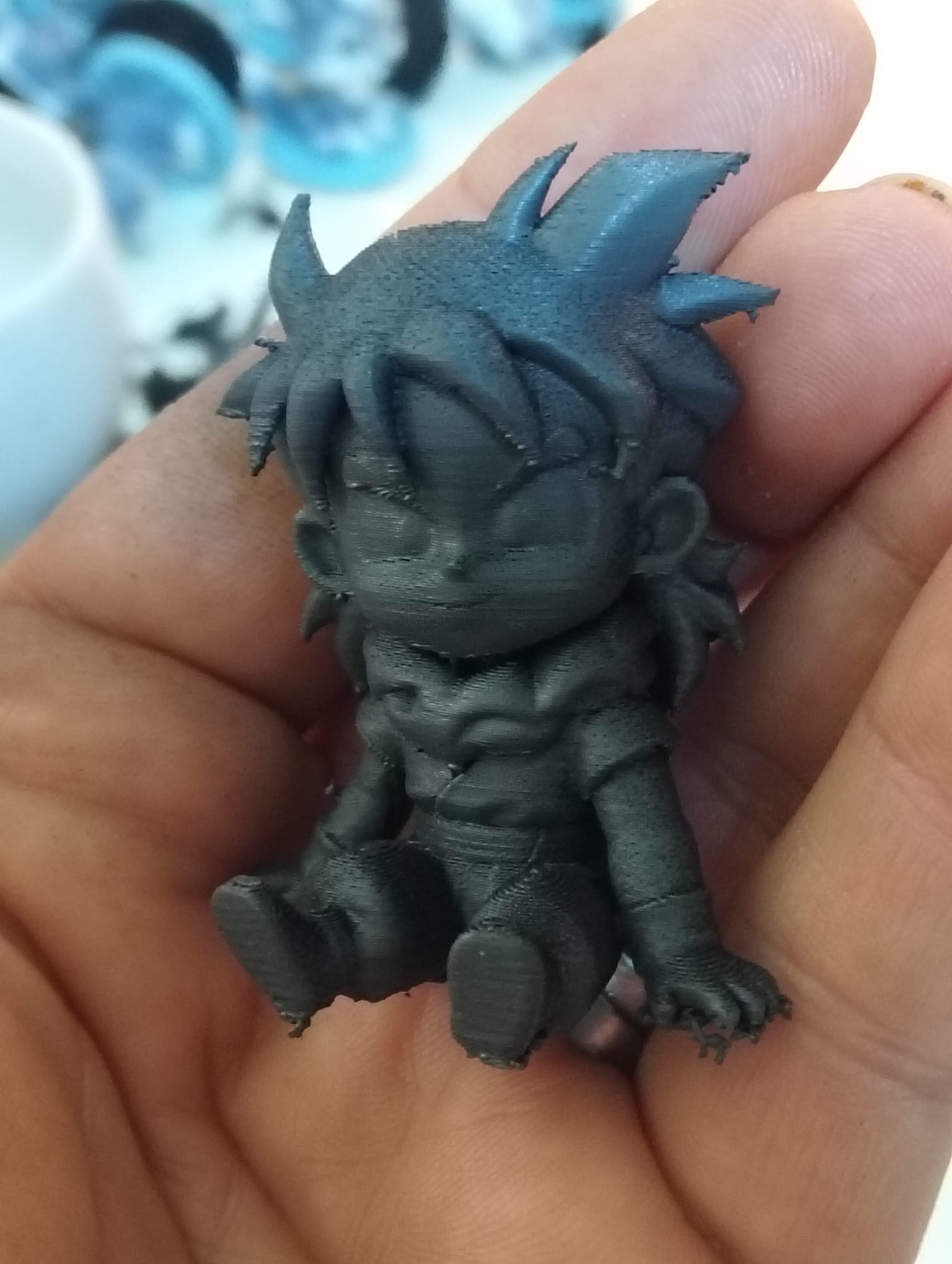 Miniatura 7 do modelo 3D DRAGON BALL SENTADITOS