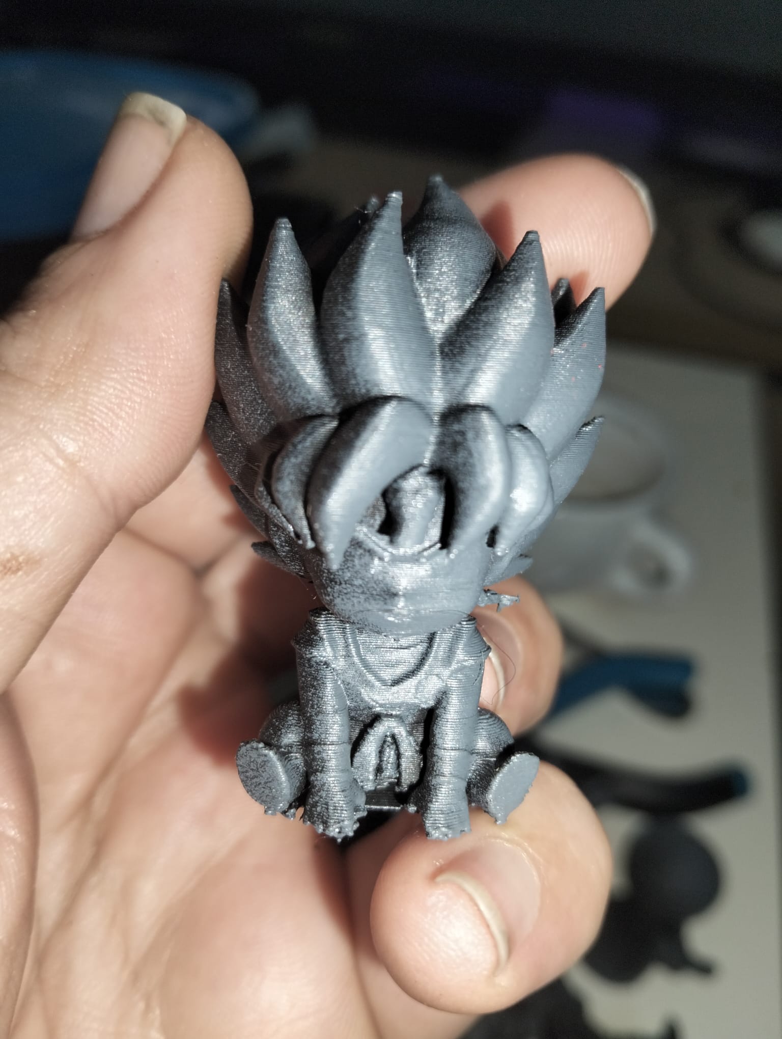 Miniatura 10 do modelo 3D DRAGON BALL SENTADITOS