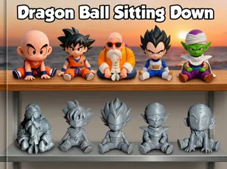 DRAGON BALL SENTADITOS
