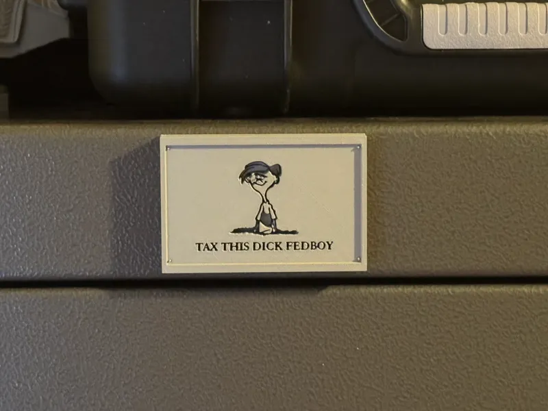 Tax This Fedboy magnet