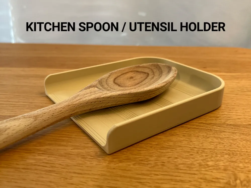Kitchen Spoon / Utensil Holder - Free 3D Print Model - MakerWorld