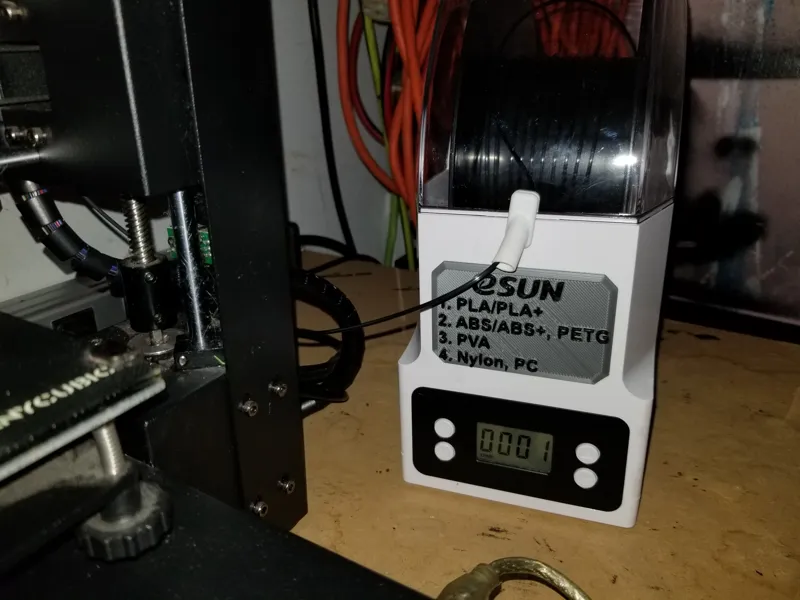 eSun Filament Dryer Plaque