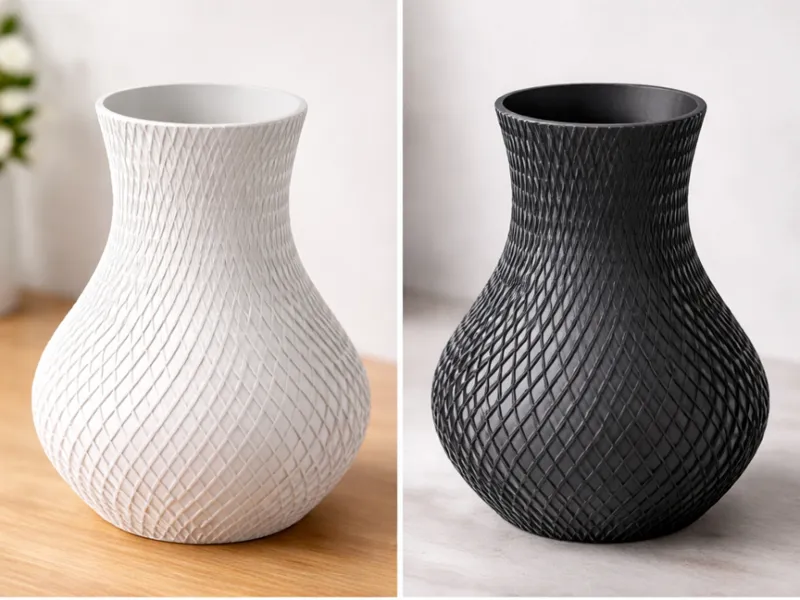 Modern Parametric Diamond Vase