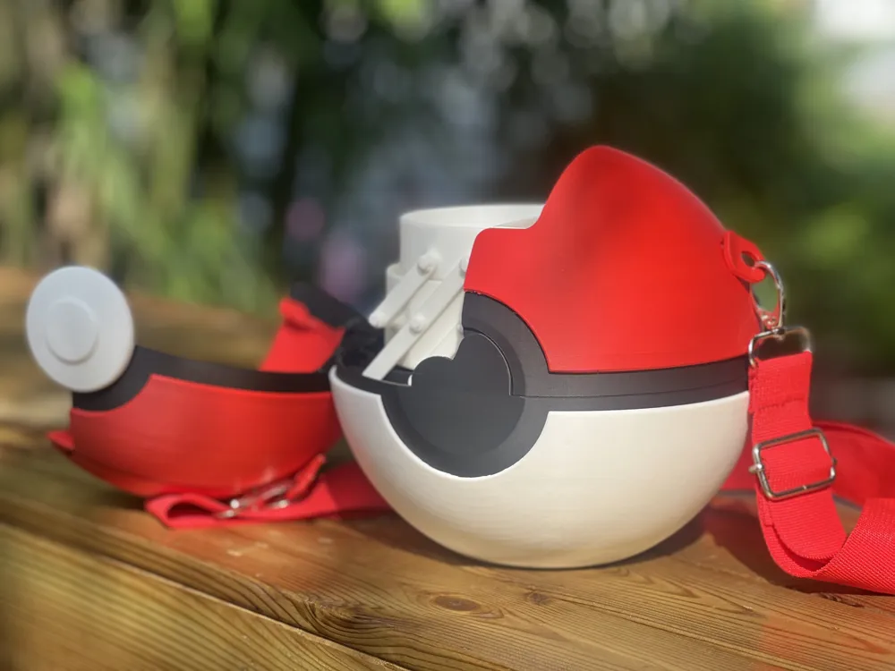 [Update 2.1 Hinged Version] Pokeball Toolbox 2.0 - Free 3D Print Model ...