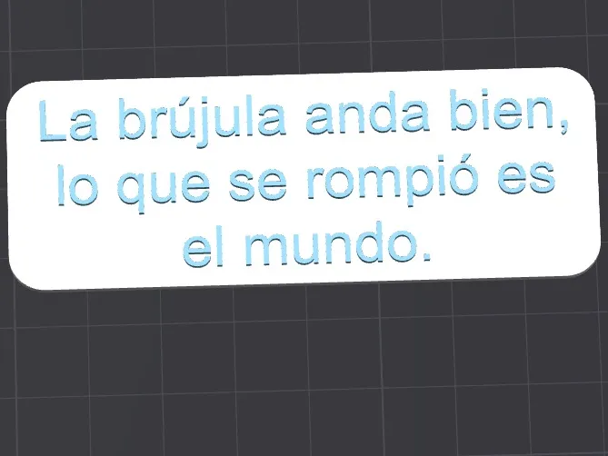 Cartel frase Eternauta.