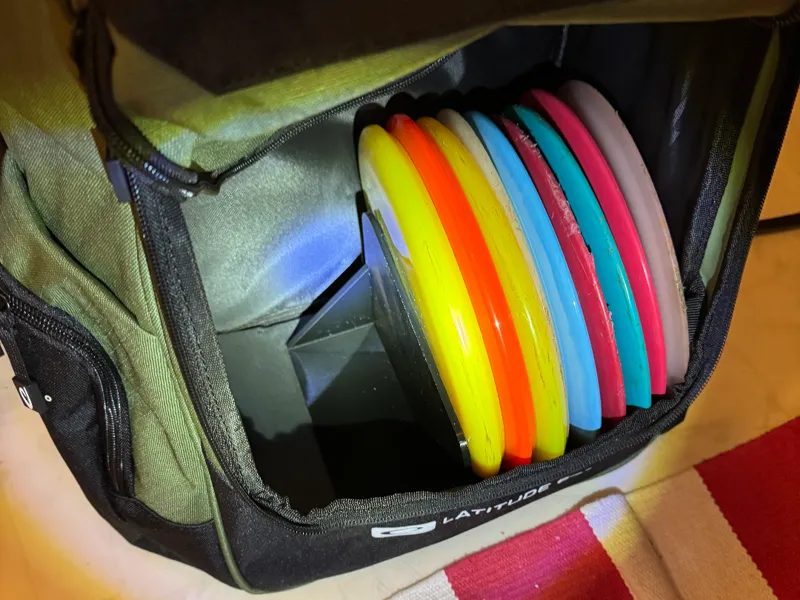 Disc support/divider for Latitude 64 Core bag