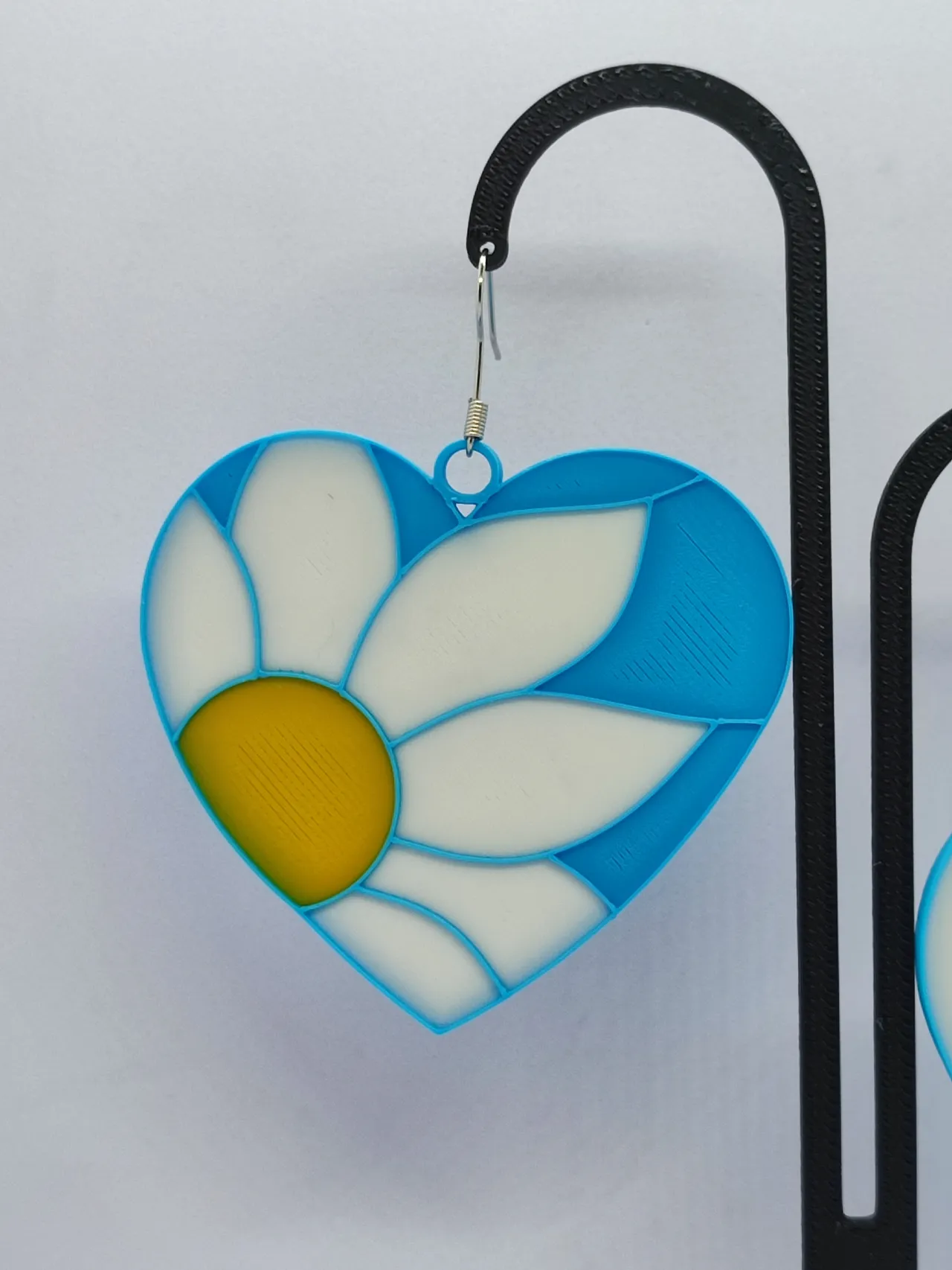 Pendientes Corazón de Margarita view 4