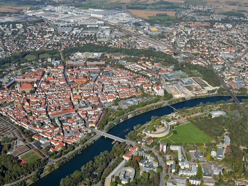 Map Model von Ingolstadt der Heimat von Audi