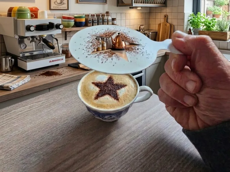 Kaffee - / Getränkeschablone