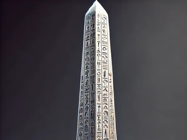 Statue d'obélisque égyptien