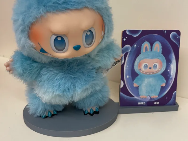 Plush Monster Stand + Collector Card Slot