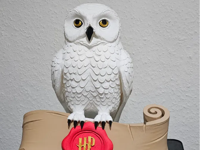 Harry Potter Hedwig Schnee Eule