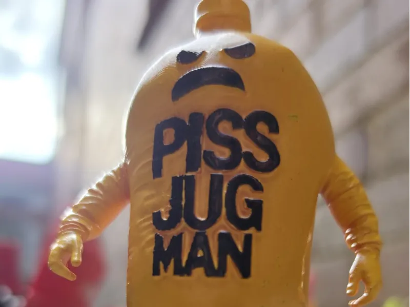 piss jug man