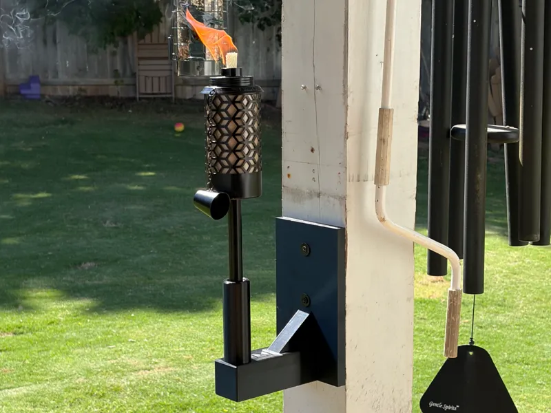 Tiki Torch Holder