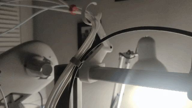 A1 Top Arm Swinging PTFE Guide - Short articulated