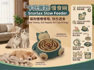 Snorlax Slow Feeder Pokémon