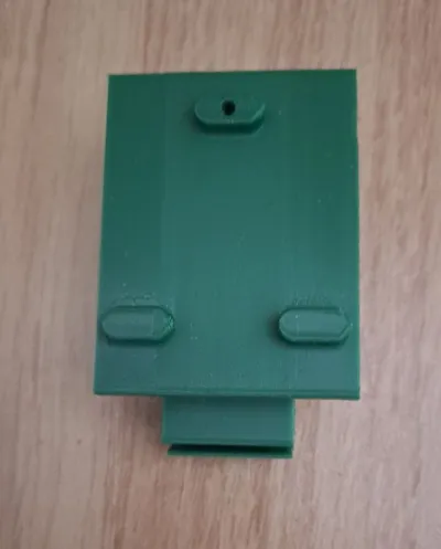 DIN holder for RJ12 splitter
