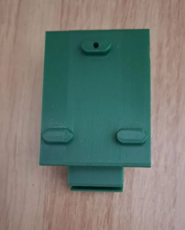 DIN holder for RJ12 splitter