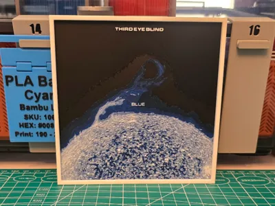 Third Eye Blind "Blue" Album - Hueforge Art