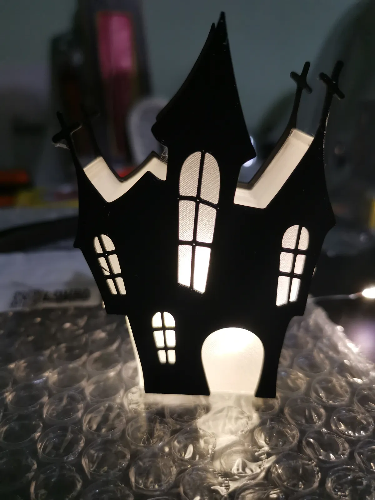Halloween scary lamp ( insert some battery leds ) by TheWallArtGuy ...