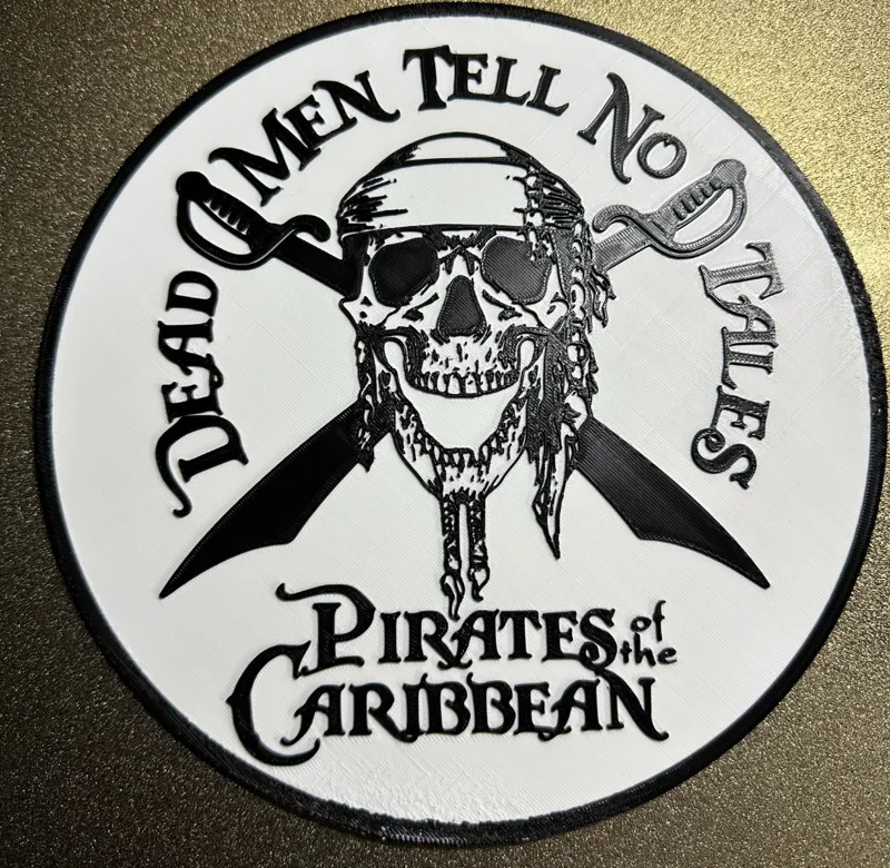 Pirates of the Caribbean plate 