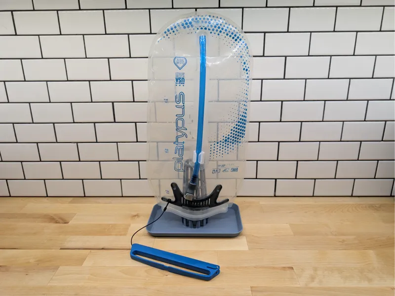 Hydration Bladder Drying Stand with Drip Tray