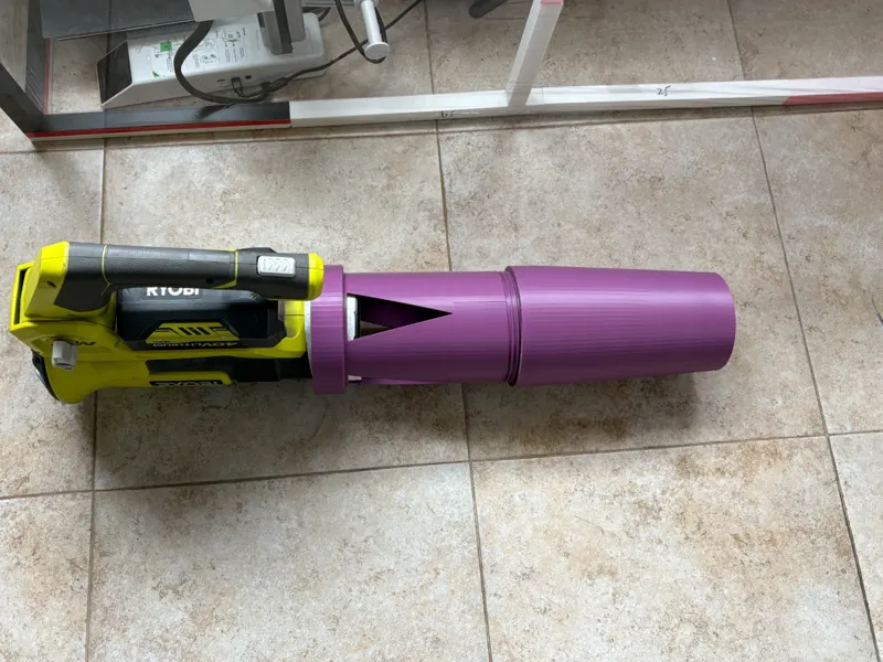 RYOBI 40V leaf Blower aerodynamic spray nozzle