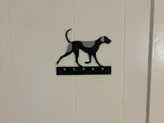 hound dog key rack/ leash hanger