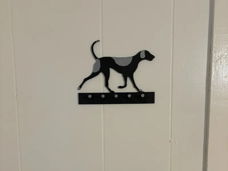 hound dog key rack/ leash hanger