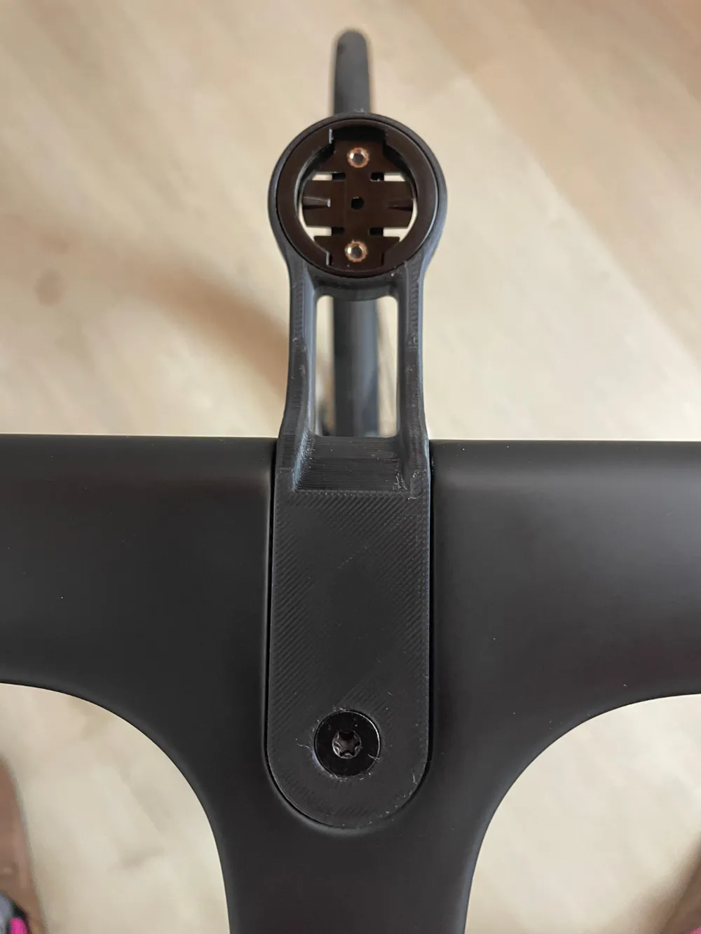 Support Ordinateur Vélo Pour Guidon Canyon Gear Groove – Compatible Edge/Garmin, Imprimé 3D Fibre Carbone