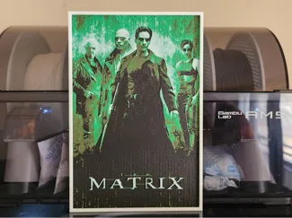 Matrix - HueForge Movie Poster - 4 Colors