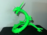 Rayquaza low poly (Pokémon) — photo 1